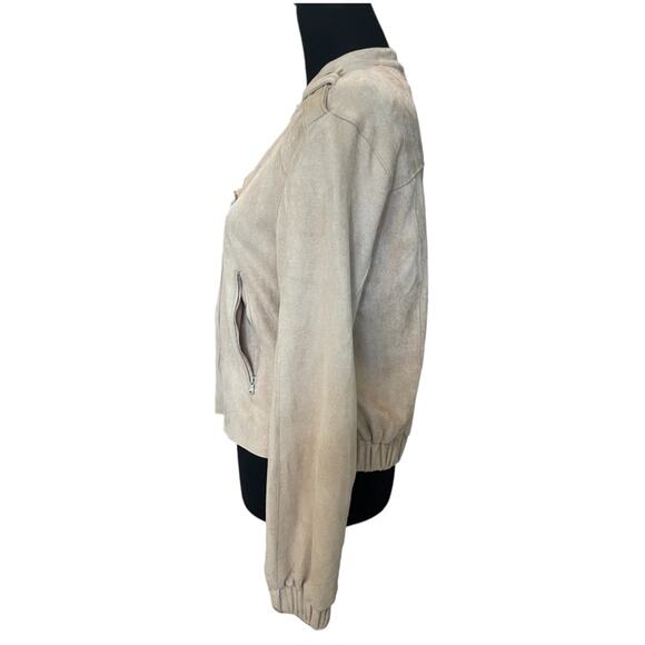 New ~ BLANK NYC ~  Faux Leather Moto Jacket Small STUNNING !! FALL - Picture 4 of 9